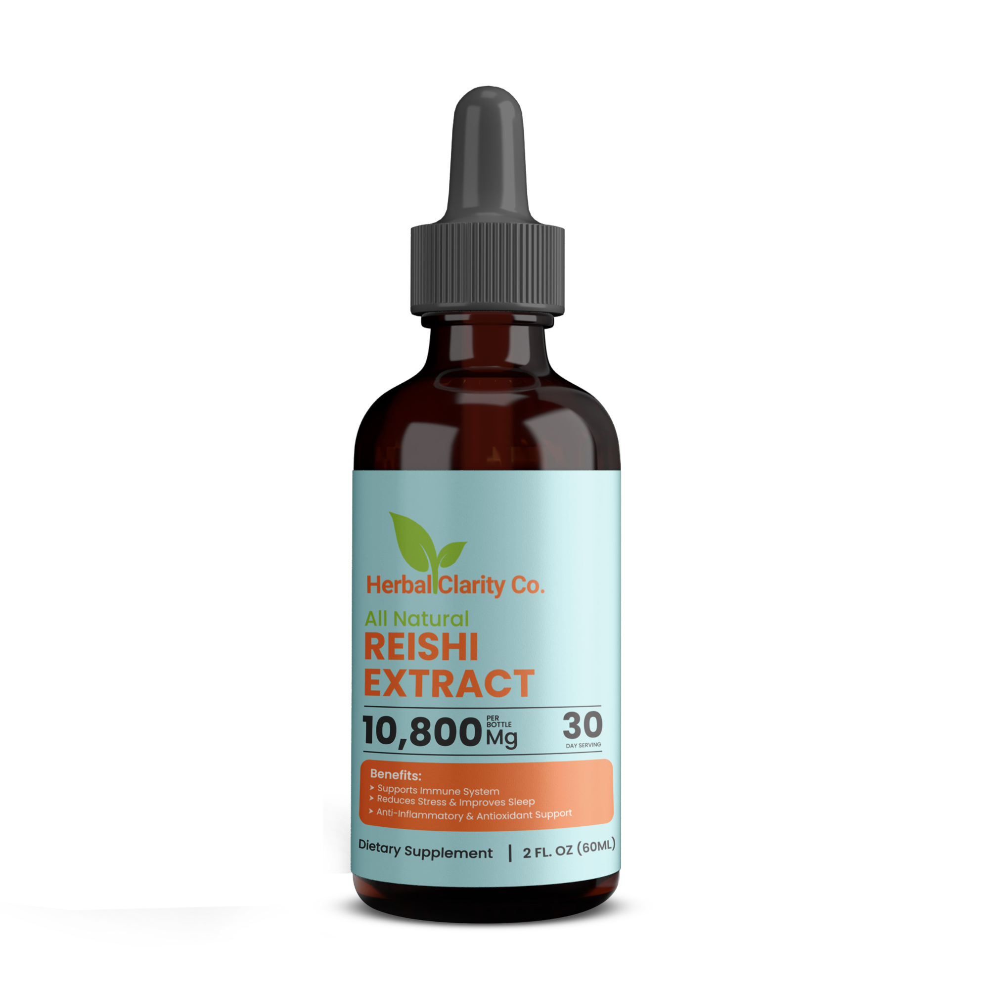 Reishi Liquid Extract – 10,800mg | 100% Natural